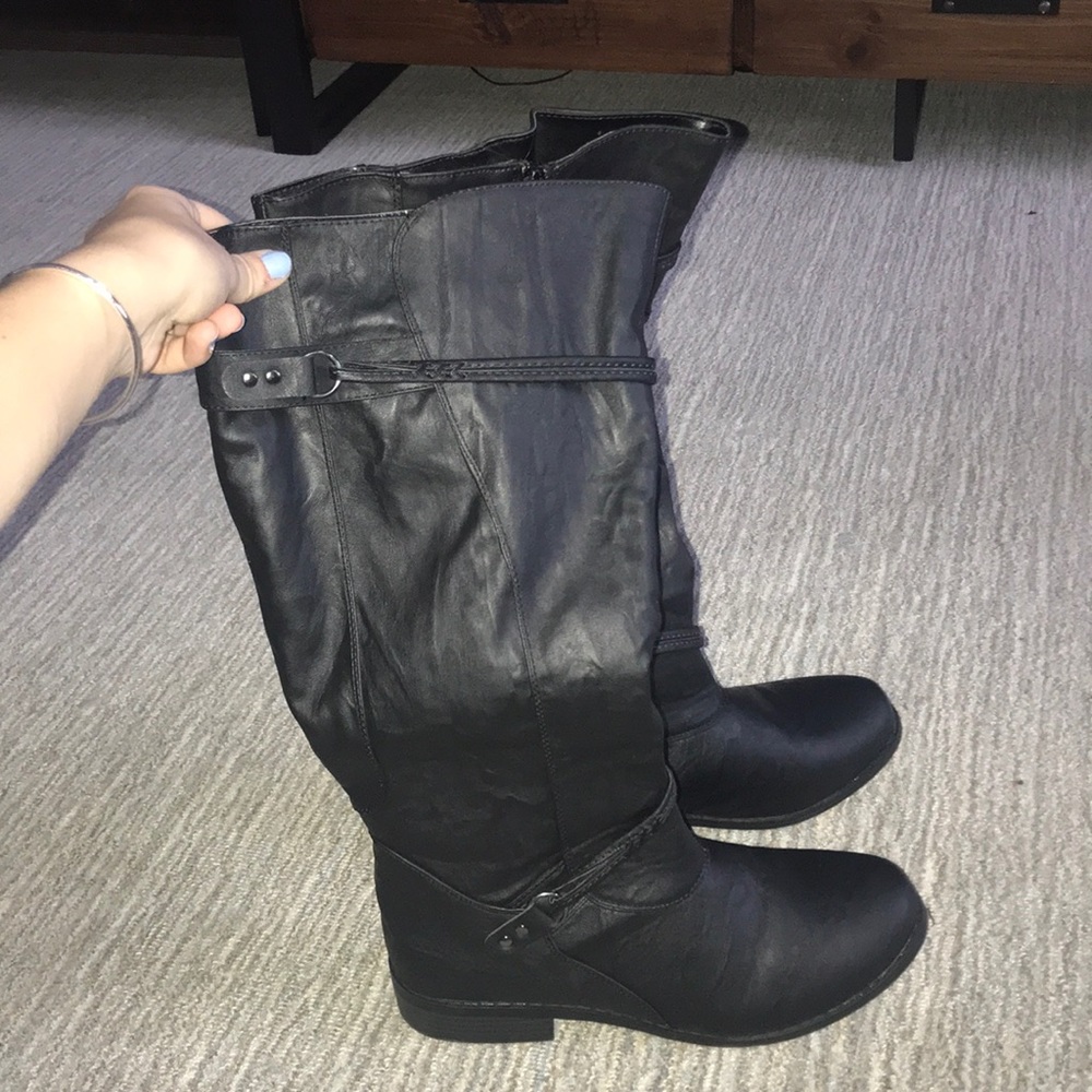 DSW boots wide calf